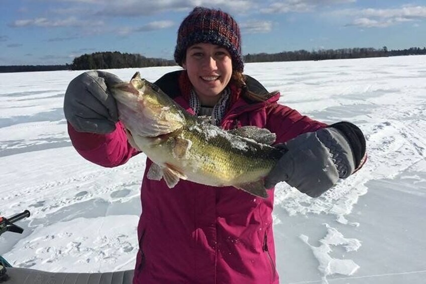 Bangor, Maine Icefishing Experience