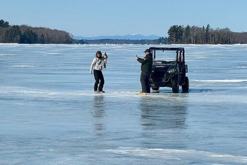 Bangor, Maine Icefishing Experience