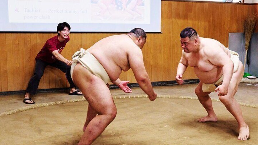 Osaka Sumo Experience with Live Show and Audience Challenge