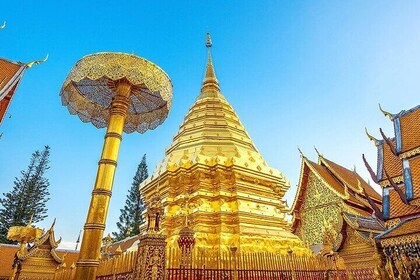 Wat Phra That Doi Suthep & Hmong Village Half Day Tour From Chiang Mai