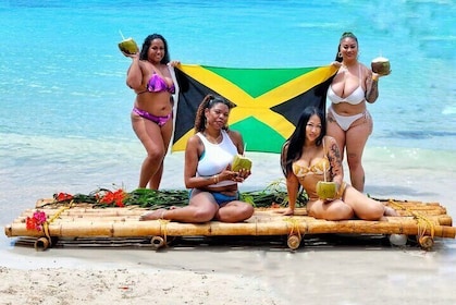 Bamboo Bliss Drone Photoshoot in Caribbean Sea