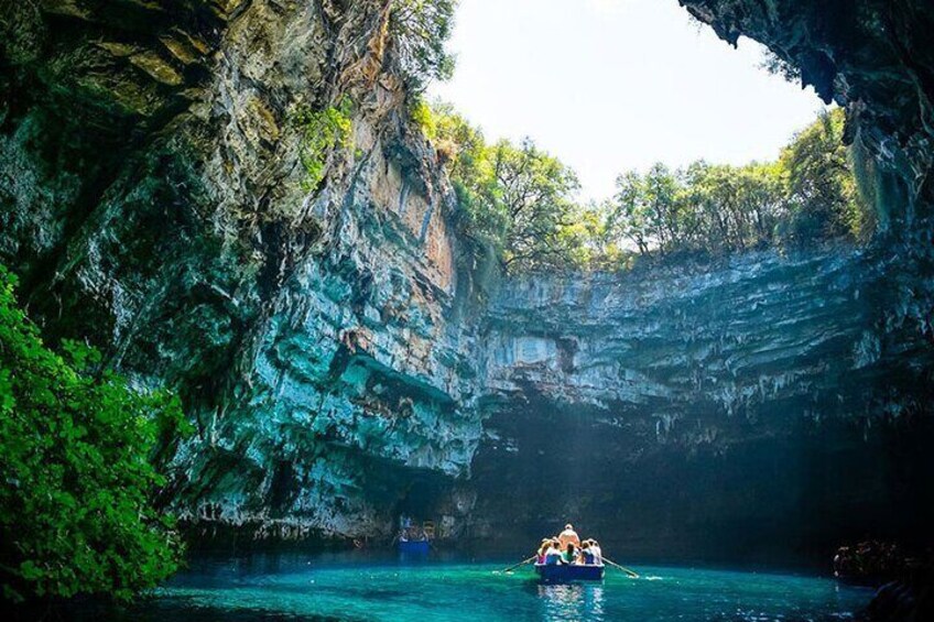 Private Tour: The Caves & Swim at Myrtos beach