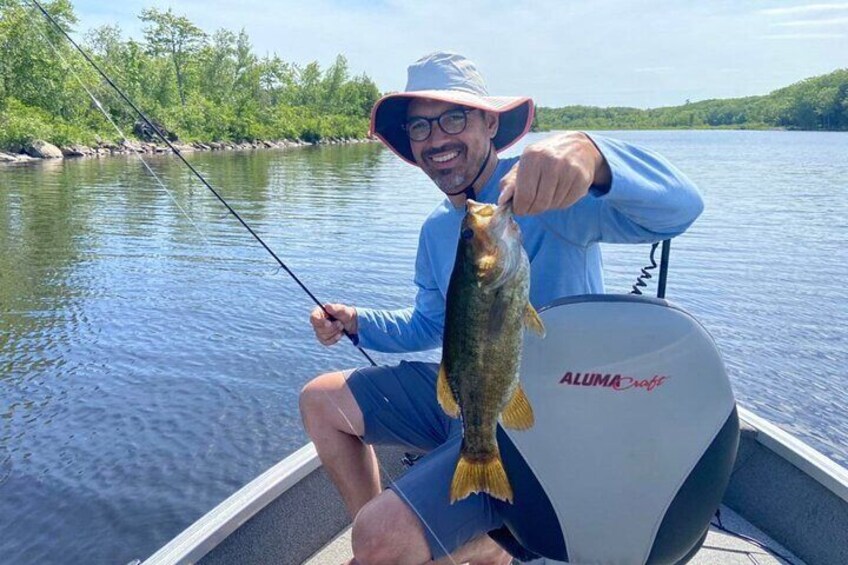 Half Day Penobscot River Bass Fishing Adventure