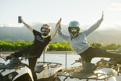 Oahu Beachfront ATV Adventure and Farm Tour