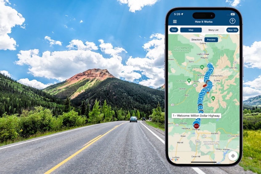 Million Dollar Highway Audio Tour: Self-Guided Drive