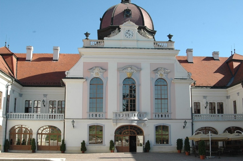 Royal Palace of Gödöllő on a sunny day