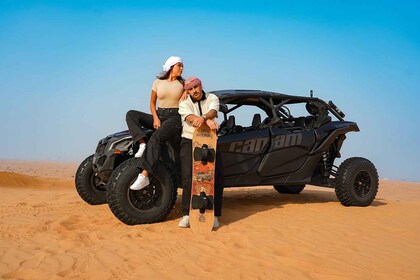 Dubai: Quad Bike, Dune Buggy, and Sandboarding Experience