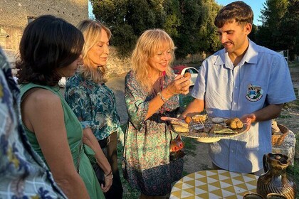 The Appian Way & Ancient Roman Culinary Experience in a golf cart