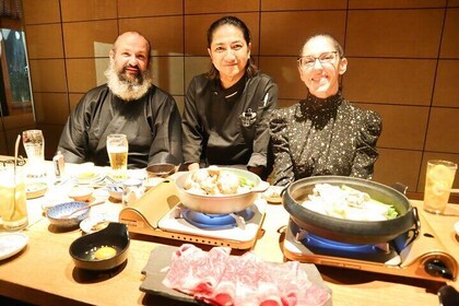 Authentic Sukiyaki Dinner and Life in Shibuya and Nakameguro