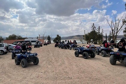 Marrakech Evening Argan Visit Quad & Fire Gnaoua Show