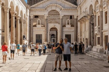 Split self guided walking tour through history