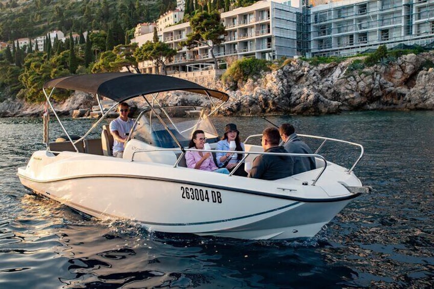 Dubrovnik Private Speedboat Tour to Elaphite Islands with Drinks