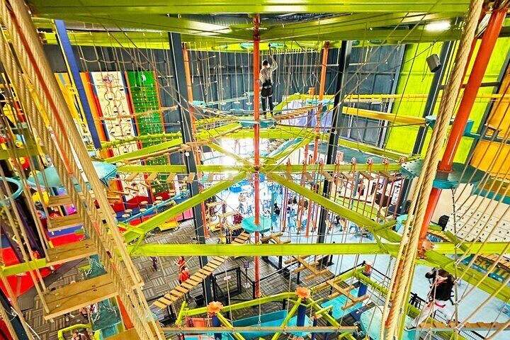 High Ropes Course with Zip Rails