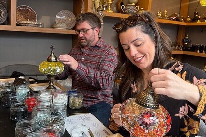Istanbul Traditional Mosaic Lamp Workshop