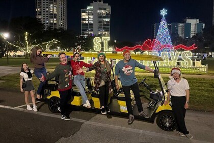 Christmas Lights Wonderland St. Pete Golf Cart Tour