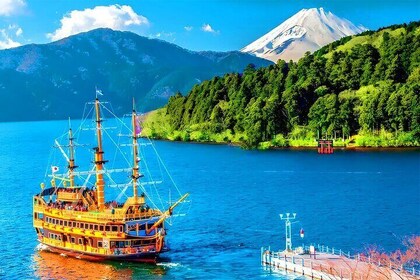 Tokyo: Mt. Fuji Cruise & Hakone Ropeway Day Trip by Bus