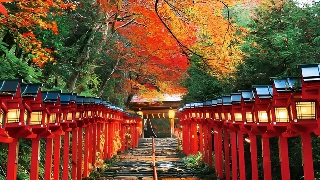 Japan: Kyoto Kifune Shrine, Arashiyama & Sanzen-in 9-Person Fall Tour