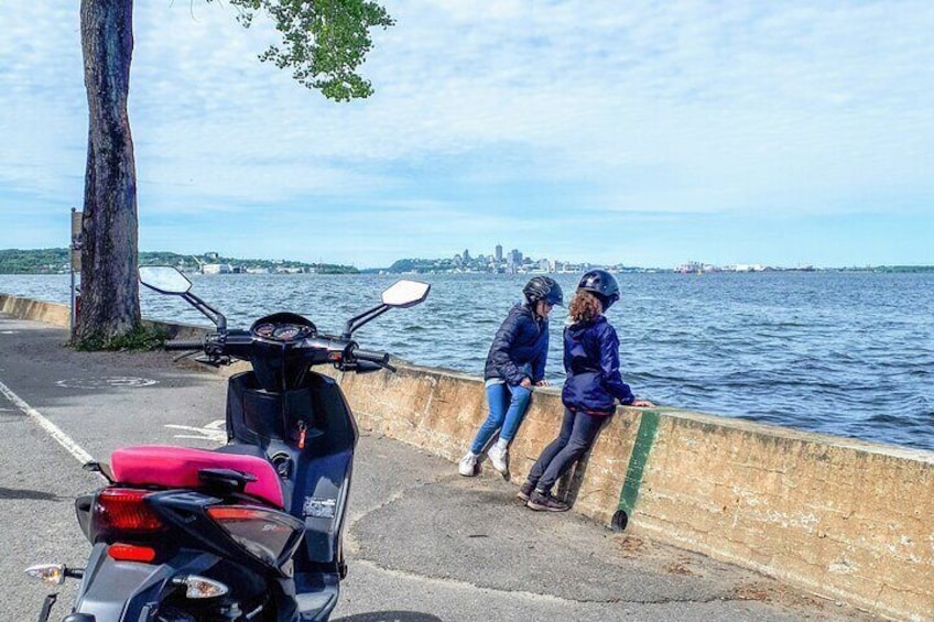 Guided Scooter Tour on Ile d'Orleans ; freedom and emotion