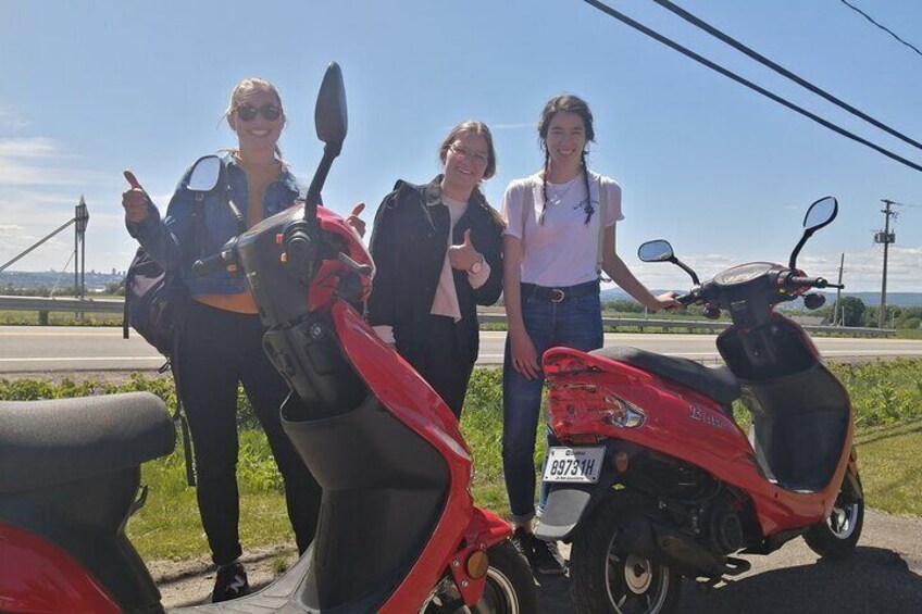 Guided Scooter Tour on Ile d'Orleans ; freedom and emotion