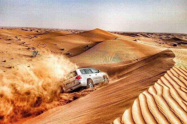 Dubai Red Dune Safari with BBQ Dinner and Camel Ride