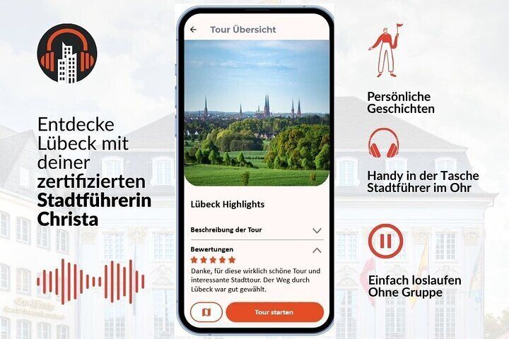 Lübeck Old Town : Audio tour with real guide