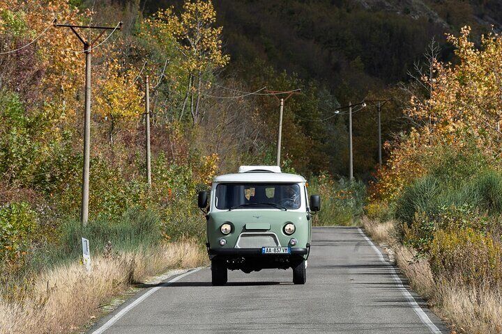 Making a day trip from Tirana in a UAZ Buhanka