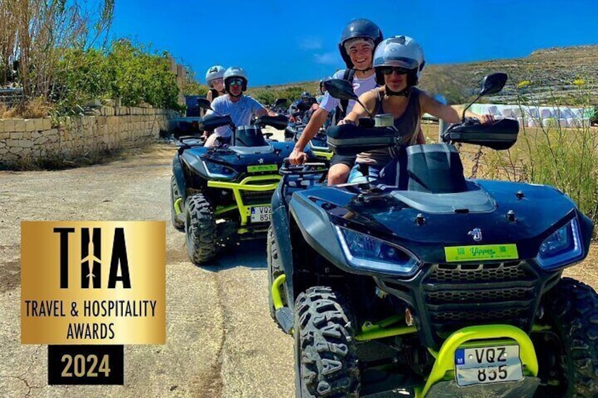 From Malta: Gozo Full-Day Quad Bike Tour incl. Lunch & Boat