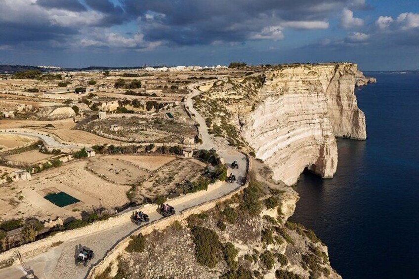 From Malta: Gozo Full-Day Quad Bike Tour incl. Lunch & Boat