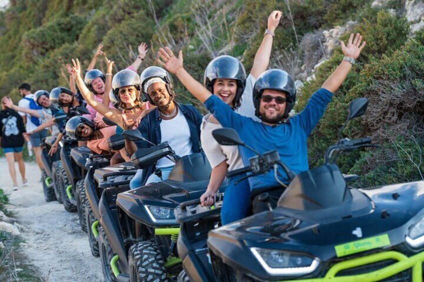 From Malta: Gozo Full-Day Quad Bike Tour incl. Lunch & Boat