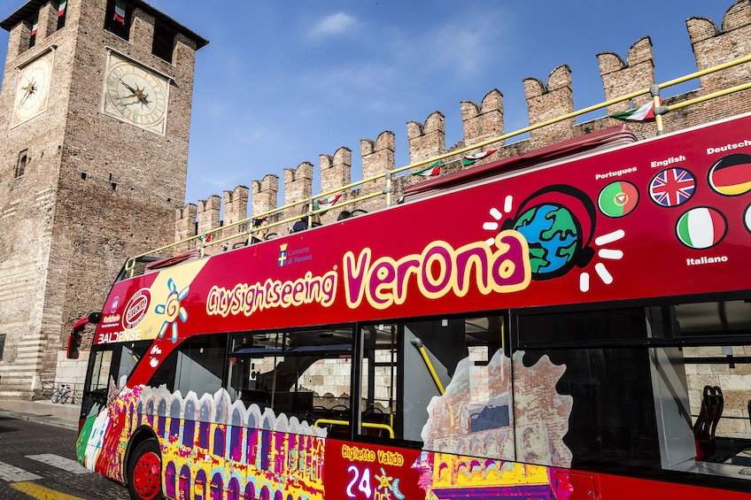 verona bus tour map