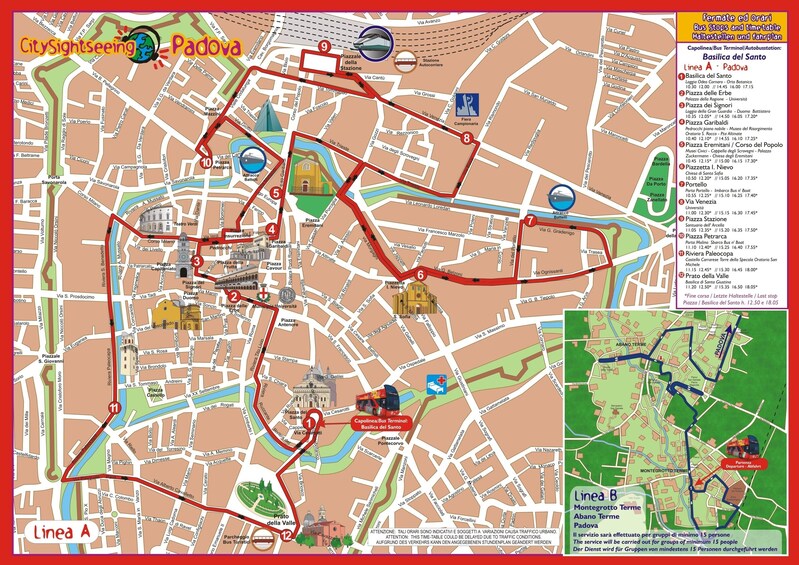 City Sightseeing Padua Hop-on Hop-off Bus Tour