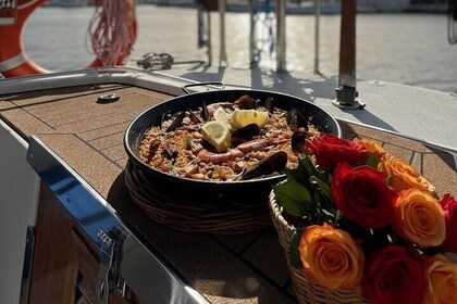 Romantic Dinner on Board at the Port of Barcelona