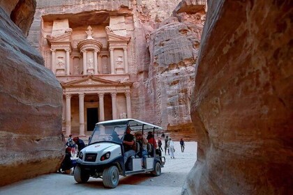 Petra and Wadi Rum Jeep Safari and Golf Cart Tour