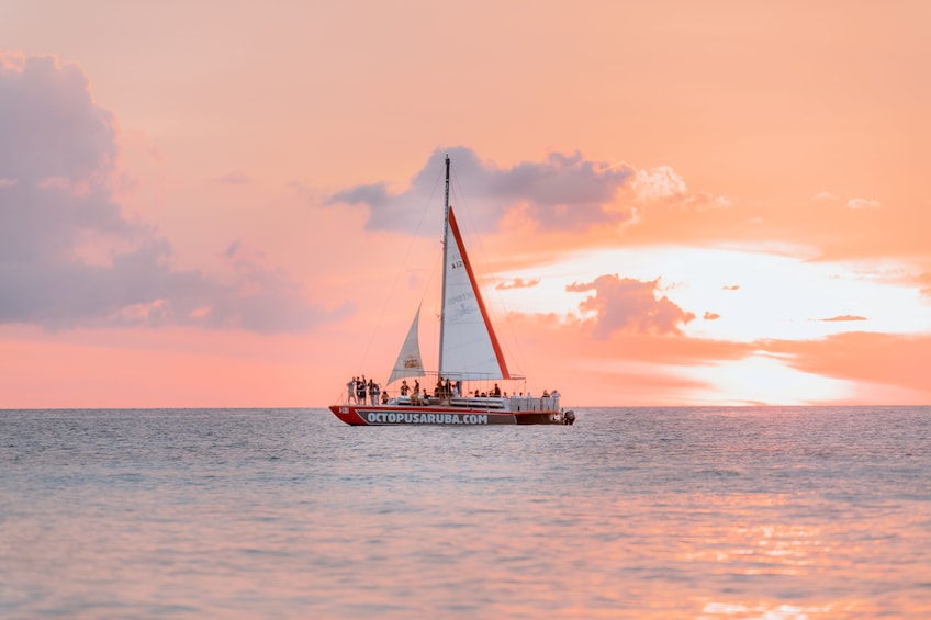 Happy Hour Sunset Sail by Catamaran