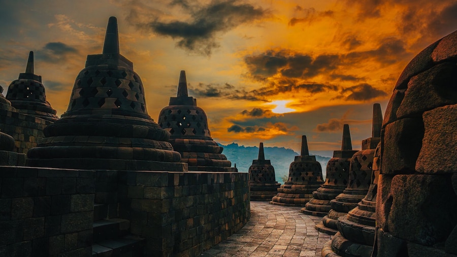 Borobudur Sunset