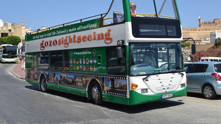 Hop-on Hop-off bus tour in the island of Gozo
