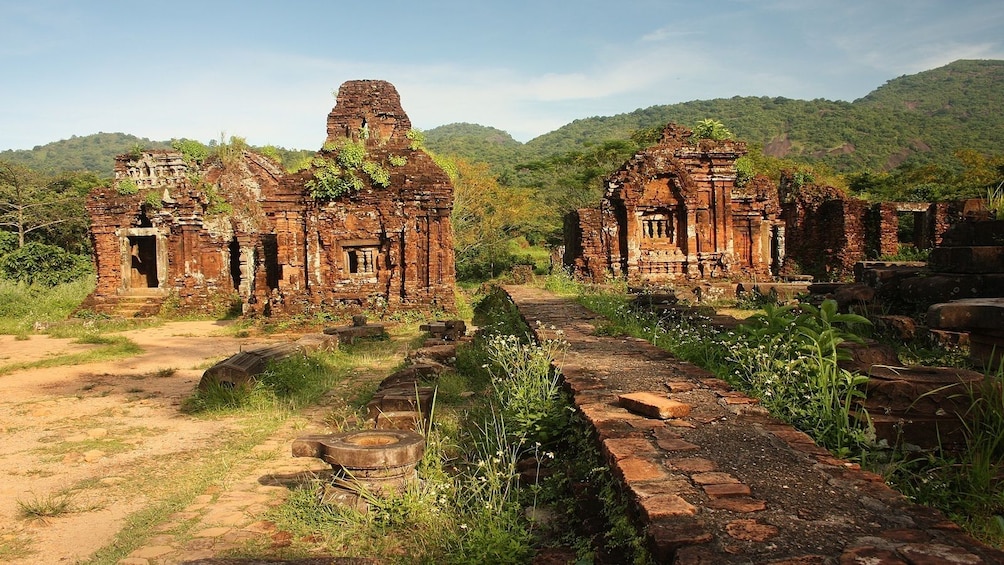 Ruins of Champa Temples at My Son Sanctuary in Vietnam 
