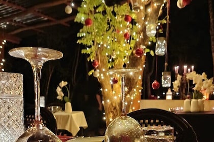 Step into magic on Christmas Eve. Three course dinner.