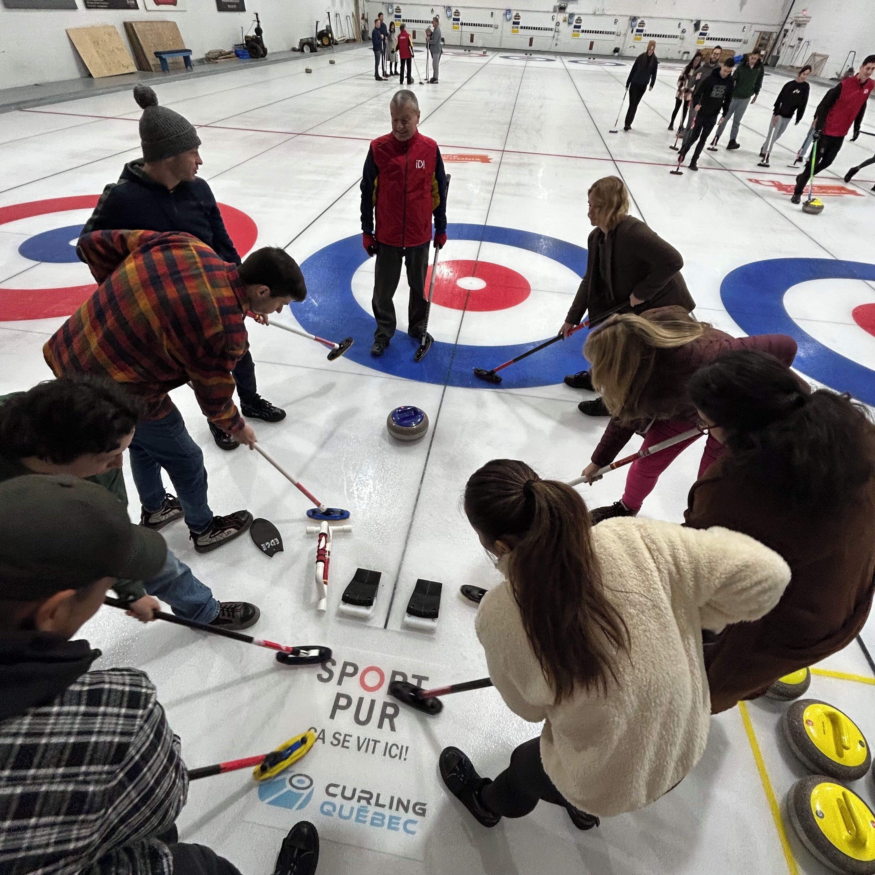 Curling experience in Quebec city