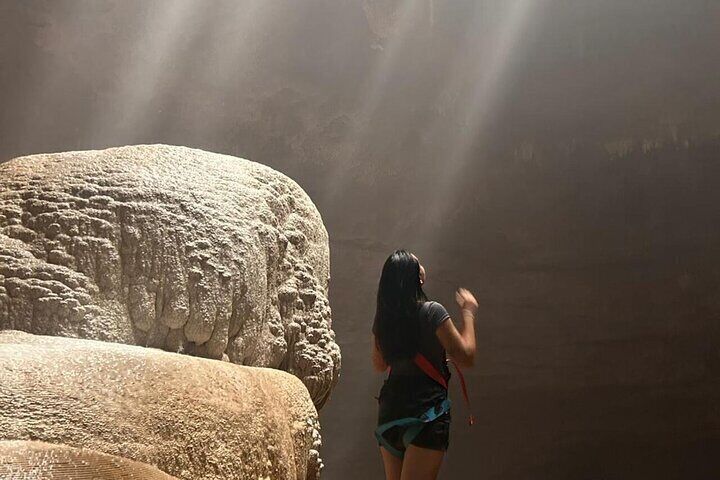 Jomblang Cave and Timang Beach Adventure Shared Tour from Jogja
