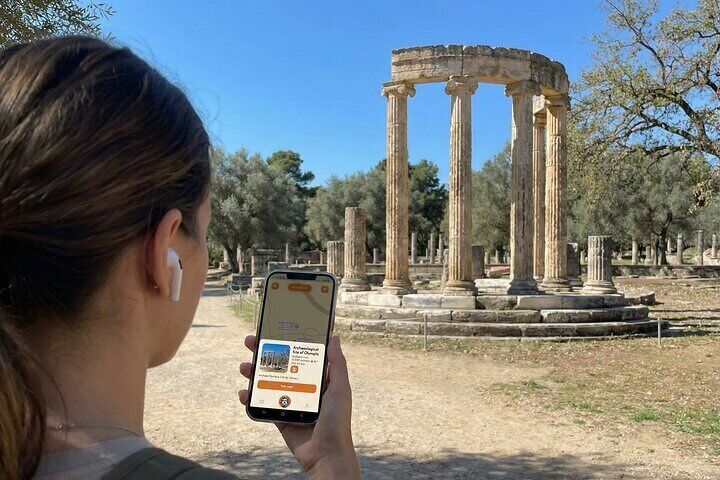 Olympia and all Greece Self Guided AI audio tours for 7 days