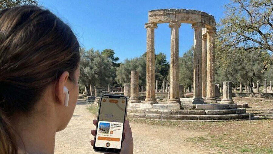 Olympia and all Greece Self Guided AI audio tours for 7 days