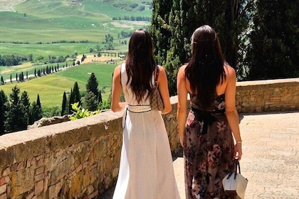 From Rome Val D'Orcia wine experience and Tuscan Landscapes