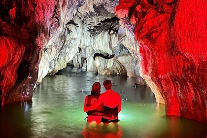 Private Charco Azul Cave & Waterfall Adventure