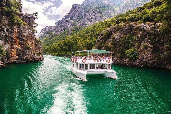 Antalya Green Canyon Boat Tour and Swimming