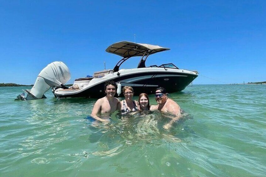 Barrier Island Beach Day on the Gulf of Mexico