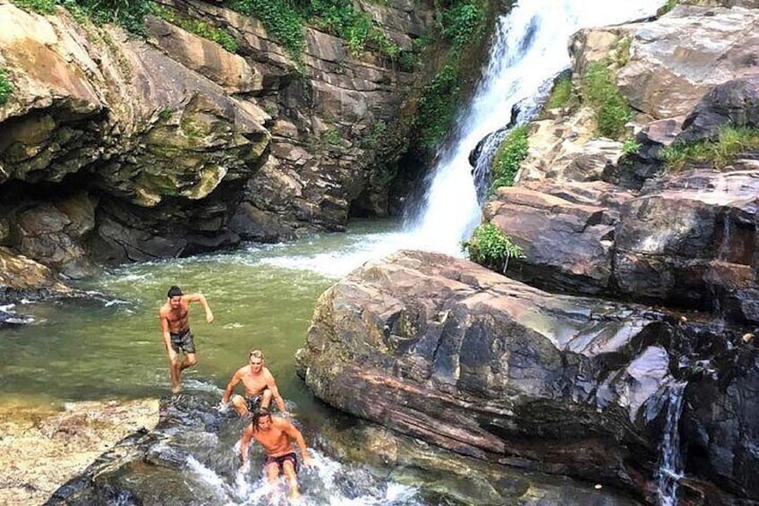 Enjoy some splash time on chilled water at Rawana Falls