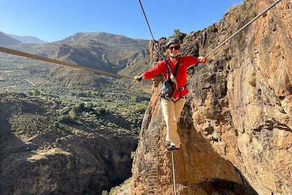 Thrilling Adventure Near Granada La Colmena Via Ferrata