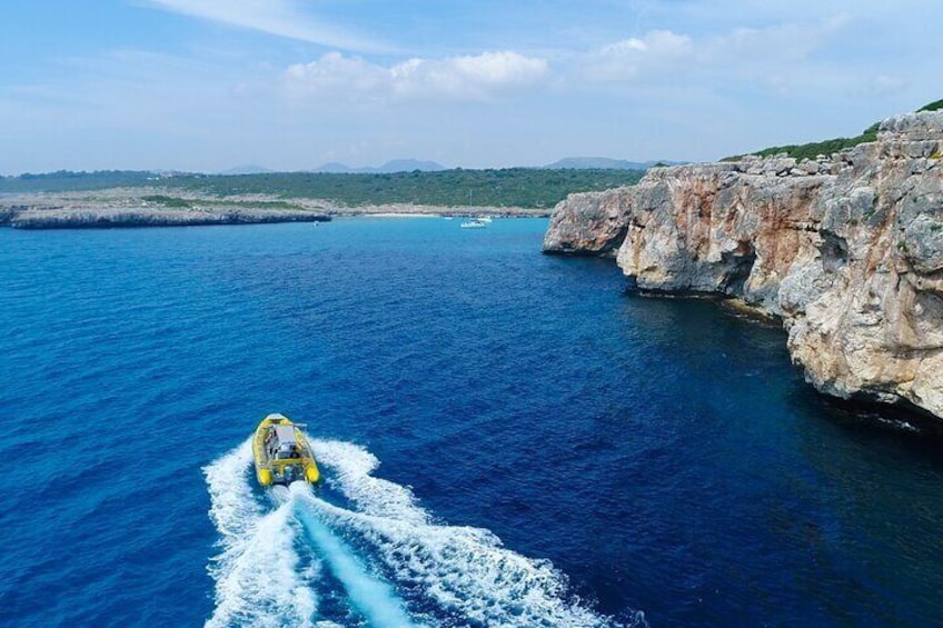 Boat trip through Virgin Coves of Mallorca