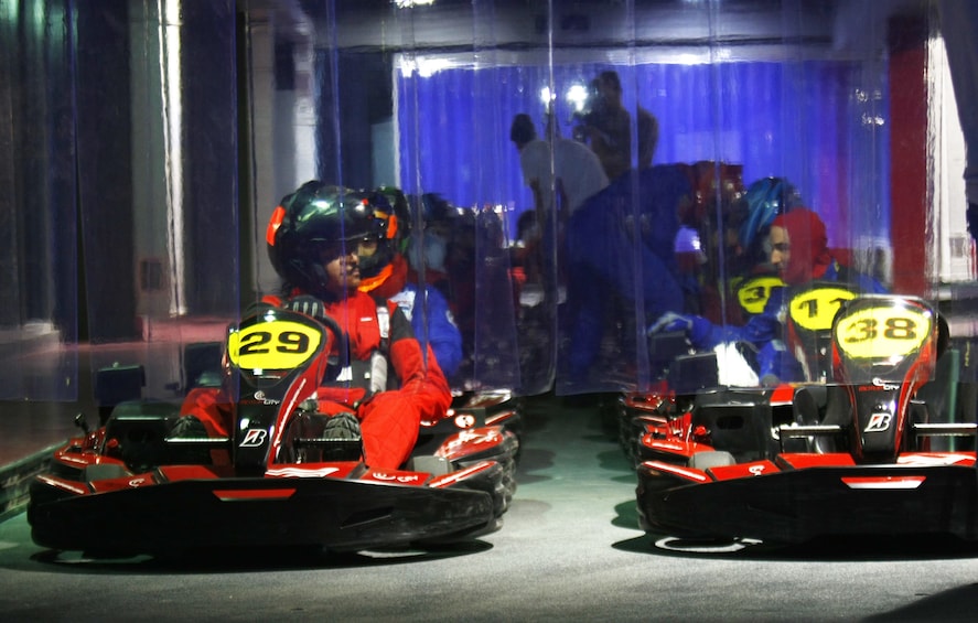 Go kart drivers in Dubai